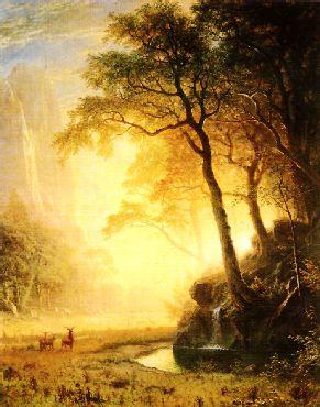 Albert Bierstadt Hetch Hetchy Canyon Germany oil painting art